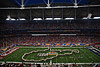 View of the football field at the Fiesta Bowl